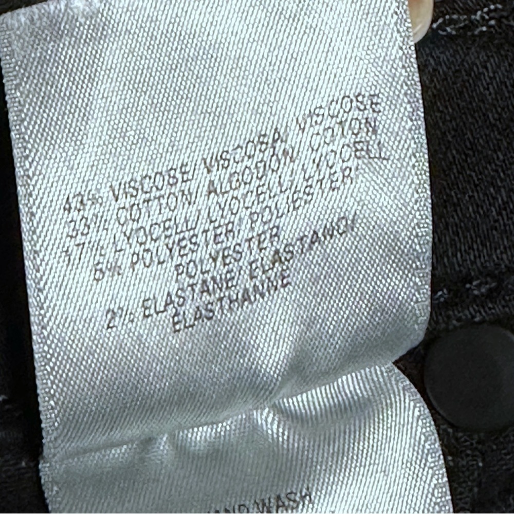 Hudson Nico Super Skinny Black Jeans 27 - Picture 8 of 10